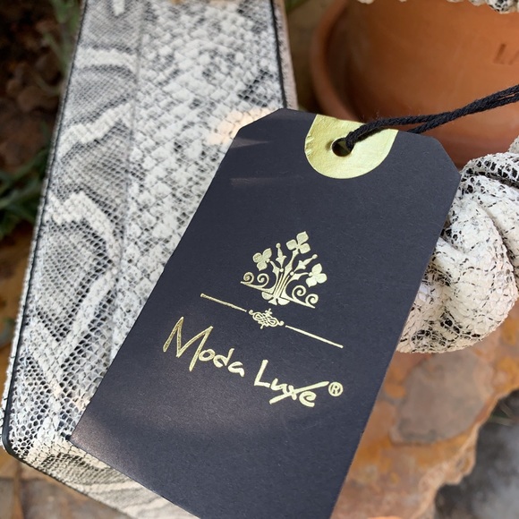 Snakeprint Moda Luxe KAIA Crossbody Bag NWT - Picture 7 of 10